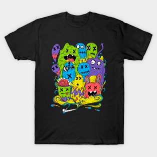 Test Tube Monsters Color T-Shirt